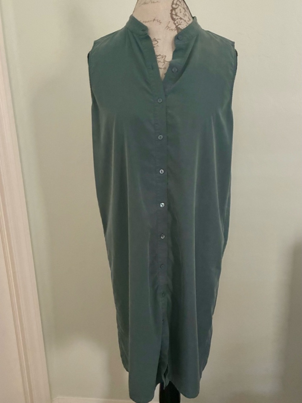 Eileen Fisher Sleeveless Shirtdress